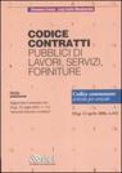 Codice contratti pubblici di lavori, servizi, forniture