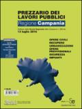 Prezzario dei lavori pubblici Campania 2016