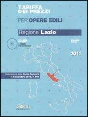 Tariffa dei prezzi per opere edili. Regione Lazio. Con CD-ROM. 1.