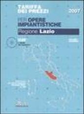 Tariffa dei prezzi per opere impiantistiche. Regione Lazio. Con CD-ROM. 2.