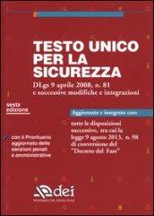 Testo unico per la sicurezza