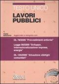 Testo unico. Lavori pubblici. Con CD-ROM