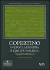 Copertino in epoca moderna e contemporanea. 4.Il catasto onciario del 1747. Demografia, economia e società