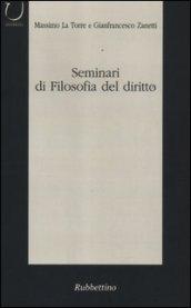 Seminari di filosofia del diritto. Categorie del dibattito contemporaneo
