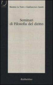 Seminari di filosofia del diritto. Categorie del dibattito contemporaneo