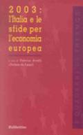 2003: l'Italia e le sfide per l'economia europea
