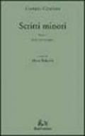 Scritti minori