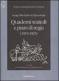 Quaderni teatrali e piani di regia (1919-1925)