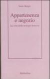 Appartenenza a negozio. La crisi della teologia barocca
