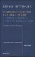Tommaso d'Aquino e la «Rule of law»-Thomas Aquinas and «The rule of law». Ediz. bilingue