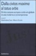 Dalla civitas maxima al totus orbis. Diritto comune europeo e ordo iuris globale tra età moderna e contemporanea