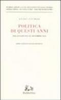 Politica di questi anni. Dal luglio 1951 al dicembre 1953. 12.