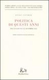 Politica di questi anni. Dal luglio 1951 al dicembre 1953. 12.