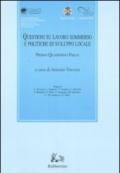 Questioni su lavoro sommerso e politiche di sviluppo sociale. Primo quaderno Field