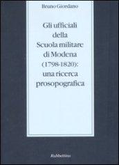 Gli ufficiali della scuola militare di Modena (1798-1820): una ricerca prosopografica