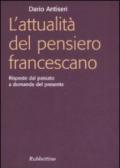 L'attualità del pensiero francescano. Risposte dal passato a domande del presente