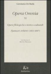 Opera omnia. 11.Opere filologiche e storico-culturali. Fjamuri Arberit (1883-1887)