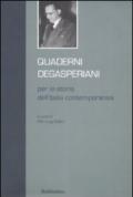 Quaderni degasperiani per la storia dell'Italia contemporanea. 1.