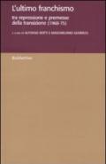 Ultimo franchismo. Tra repressione e premesse per la transizione (1968-1975) (L')