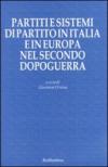 Partiti e sistemi di partito in Italia e in Europa nel secondo Dopoguerra