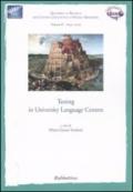 Testing in university language centres