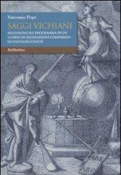 Saggi vichiani. Riflessioni sul programma di un «corso di legislazione comparata» di Vincenzo Cuoco