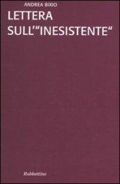 Lettera sull'«inesistente»