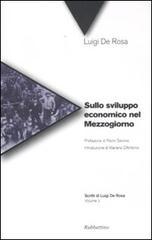 Sullo sviluppo economico nel Mezzogiorno