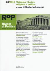 Rivista di politica (2015). 4: Waldemar Gurian: religione e politica