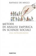 Metodi di analisi empirica in scienze sociali. Una introduzione