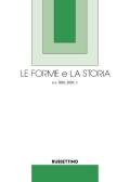 Le forme e la storia (2020). Vol. 1