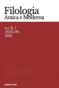 Filologia antica e moderna (2020). Vol. 49