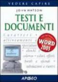 Testi e documenti