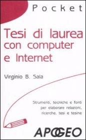 Tesi di laurea con computer e Internet