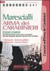 Concorsi per marescialli. Arma dei carabinieri. Eserciziario