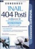 Concorsi INAIL 404 posti. Prova preselettiva