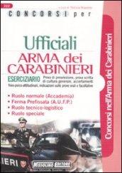 Concorsi per ufficiali. Arma dei carabinieri. Eserciziario