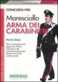 Concorsi per Maresciallo arma dei carabinieri. Prova orale
