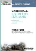 Marescialli esercito italiano. Teoria e quiz