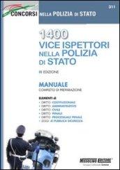 1400 vice ispettori nella polizia di Stato. Manuale completo di preparazione