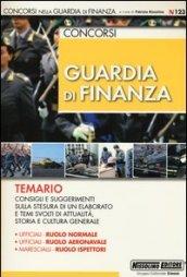 Concorsi Guardia di finanza. Temario