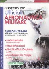 Concorsi per ufficiali aeronautica militare. Questionari