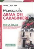 Concorsi per Maresciallo arma dei carabinieri. Prova orale