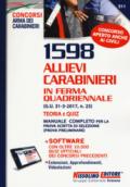 1598 allievi carabinieri in ferma quadriennale. Teoria e quiz. Con aggiornamento online