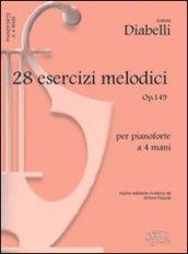 Ventotto esercizi melodici. Op. 149. Per pianoforte a 4 mani