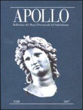 Apollo. Bollettino dei Musei provinciali del Salernitano. Ediz. illustrata: 23