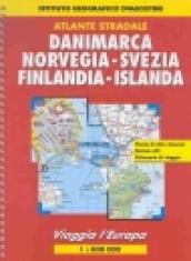 Viaggia l'Europa. Danimarca, Norvegia, Svezia, Finlandia, Islanda 1:800 000