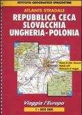 Viaggia l'Europa. Repubblica Ceca, Slovacchia, Ungheria, Polonia 1:800.000