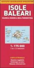 Isole Baleari. Maiorca, Minorca, Ibiza, Formentera 1:175.000
