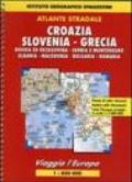 Viaggia l'Europa. Slovenia, Croazia, Grecia 1:800.000